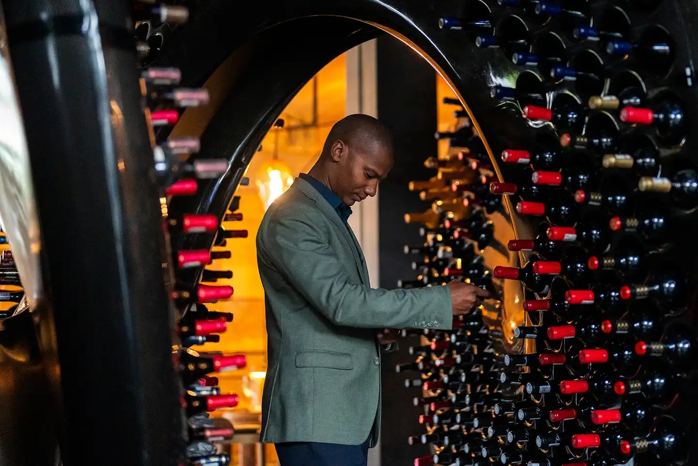 The wine gallery at CURATE